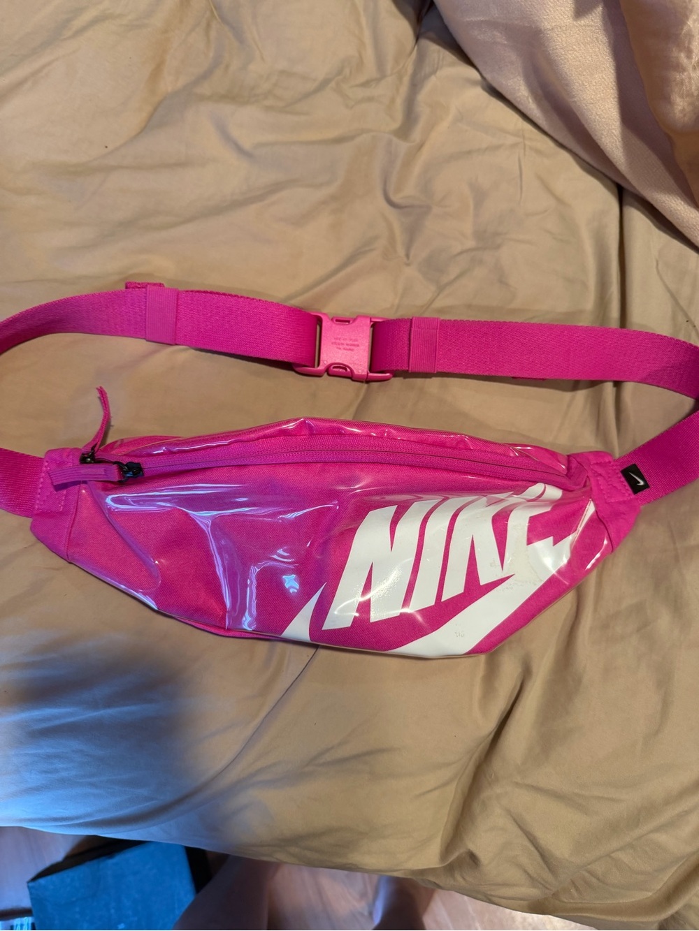 Nike Hot Pink Waist Pack with White Logo